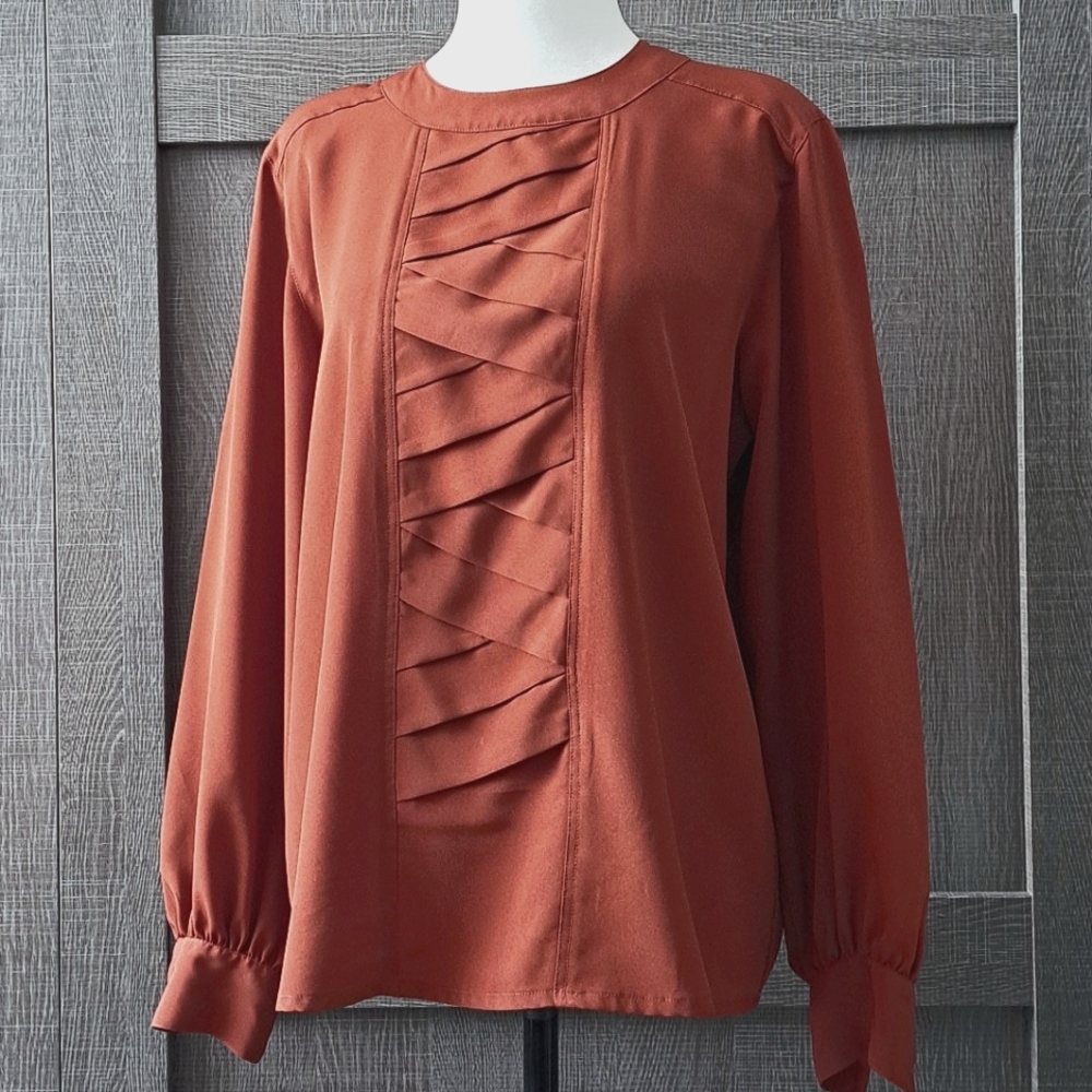 VINTAGE KARA Long Sleeve Blouse